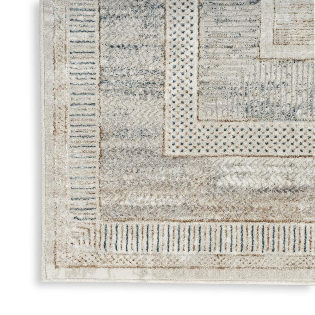Glitz Frame Ivory Multicolour Rug