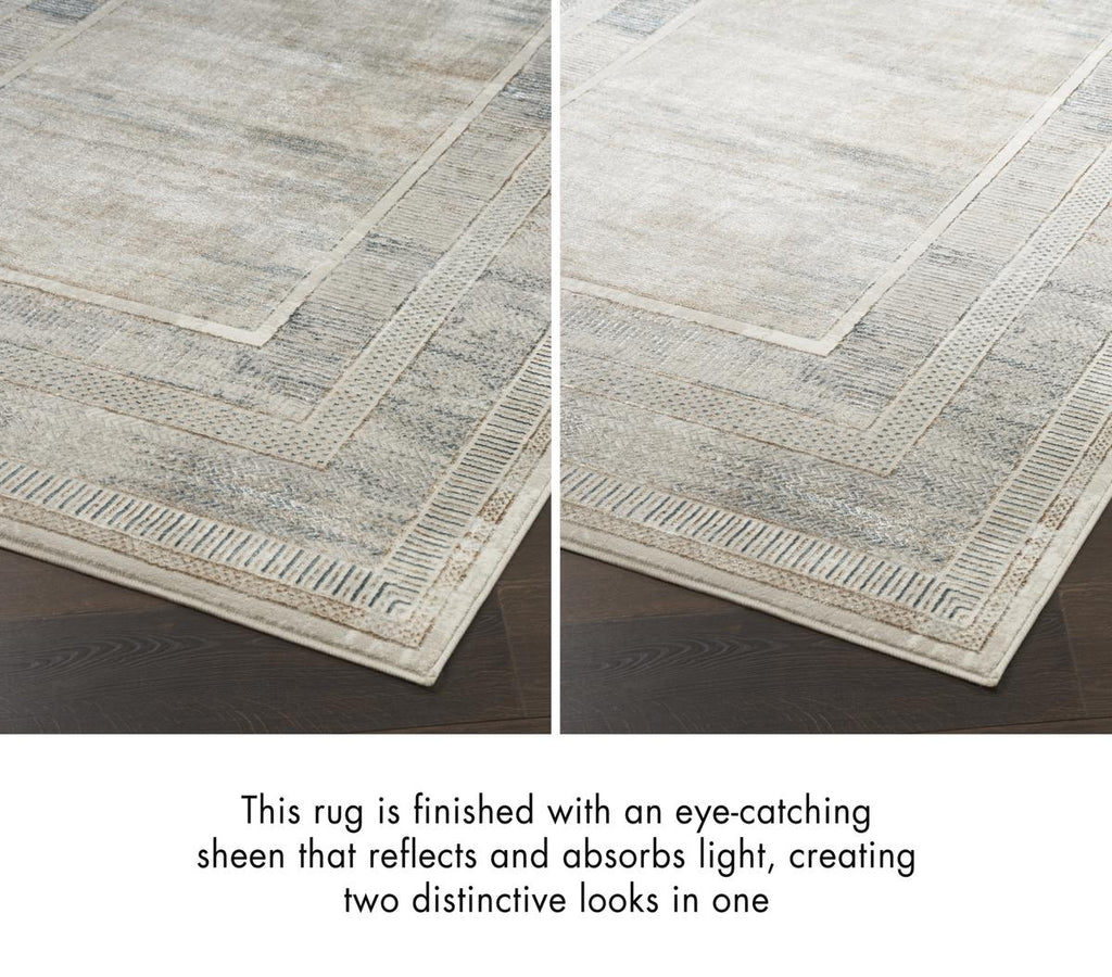 Glitz Frame Ivory Multicolour Rug