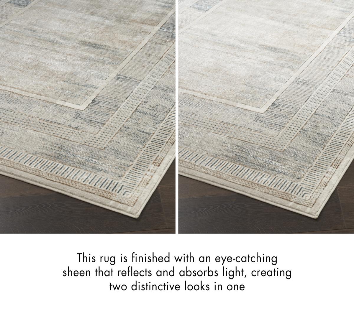 Glitz Frame Ivory Multicolour Rug