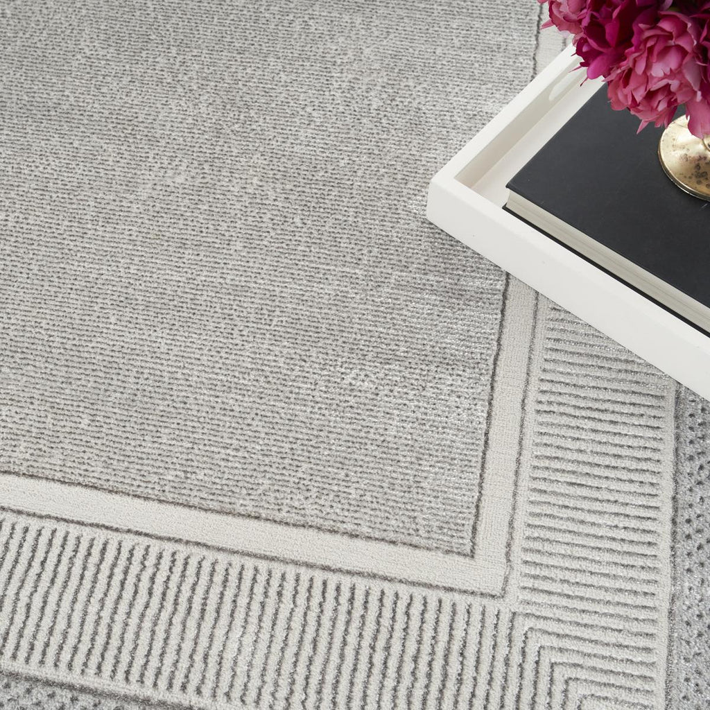 Glitz Frame Silver Rug