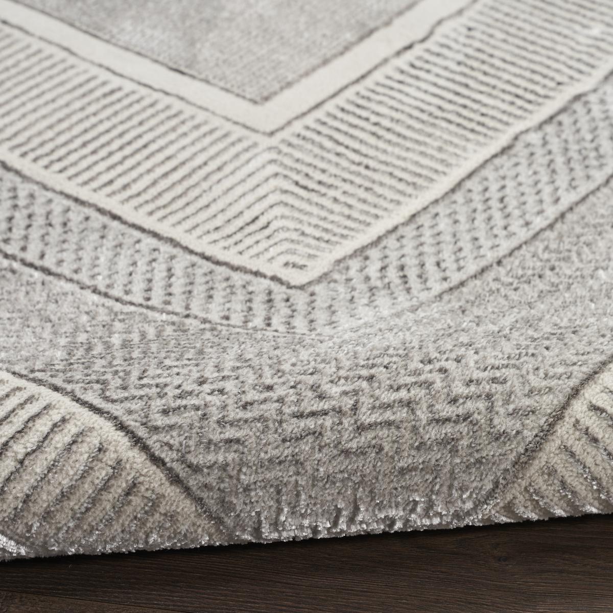 Glitz Frame Silver Rug
