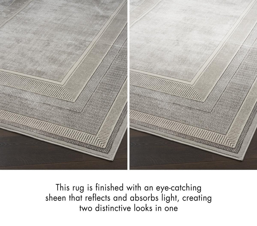 Glitz Frame Silver Rug