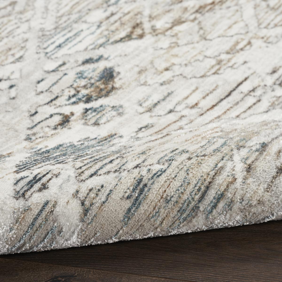 Glitz Lattice Grey Multicolour Rug