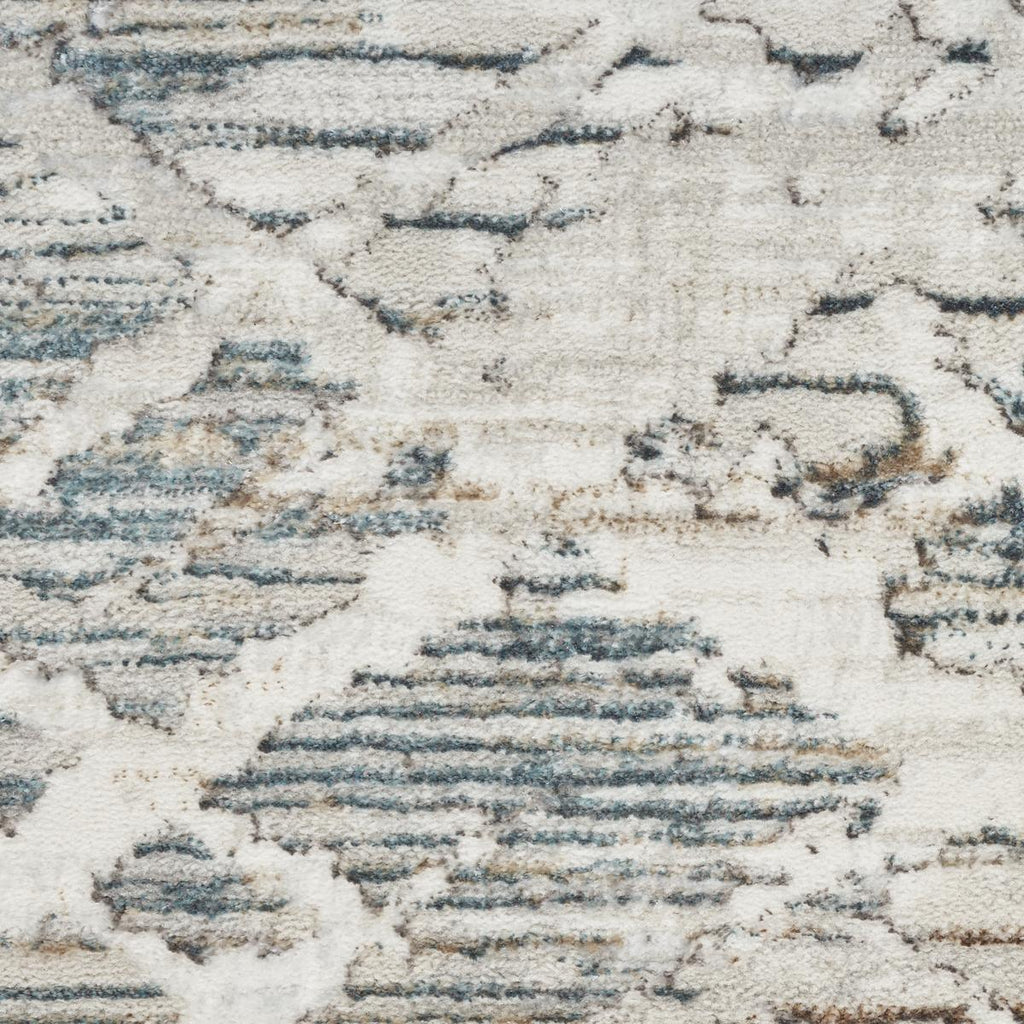 Glitz Lattice Grey Multicolour Rug