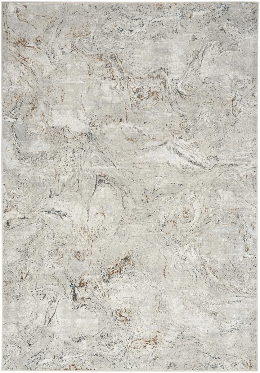 Glitz Marble Grey Multicolour Rug