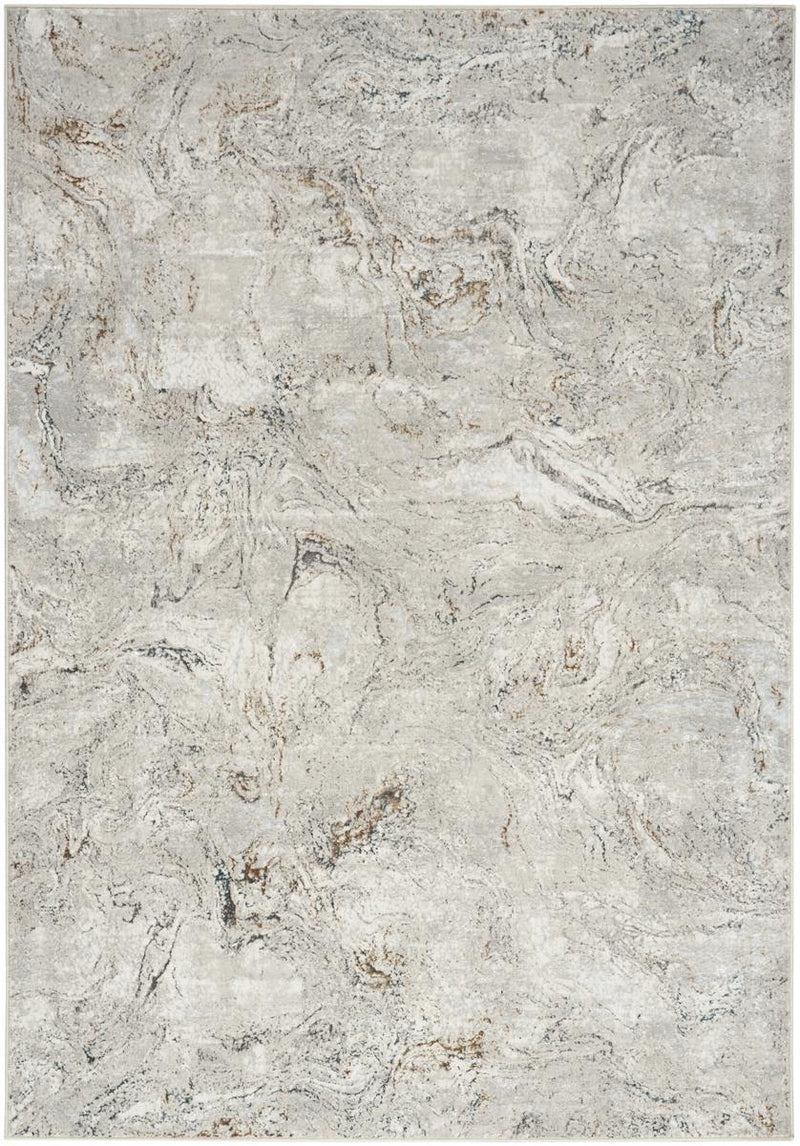 Glitz Marble Grey Multicolour Rug