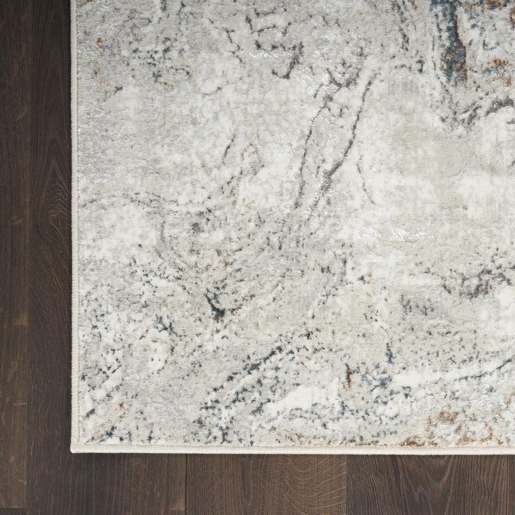 Glitz Marble Grey Multicolour Rug