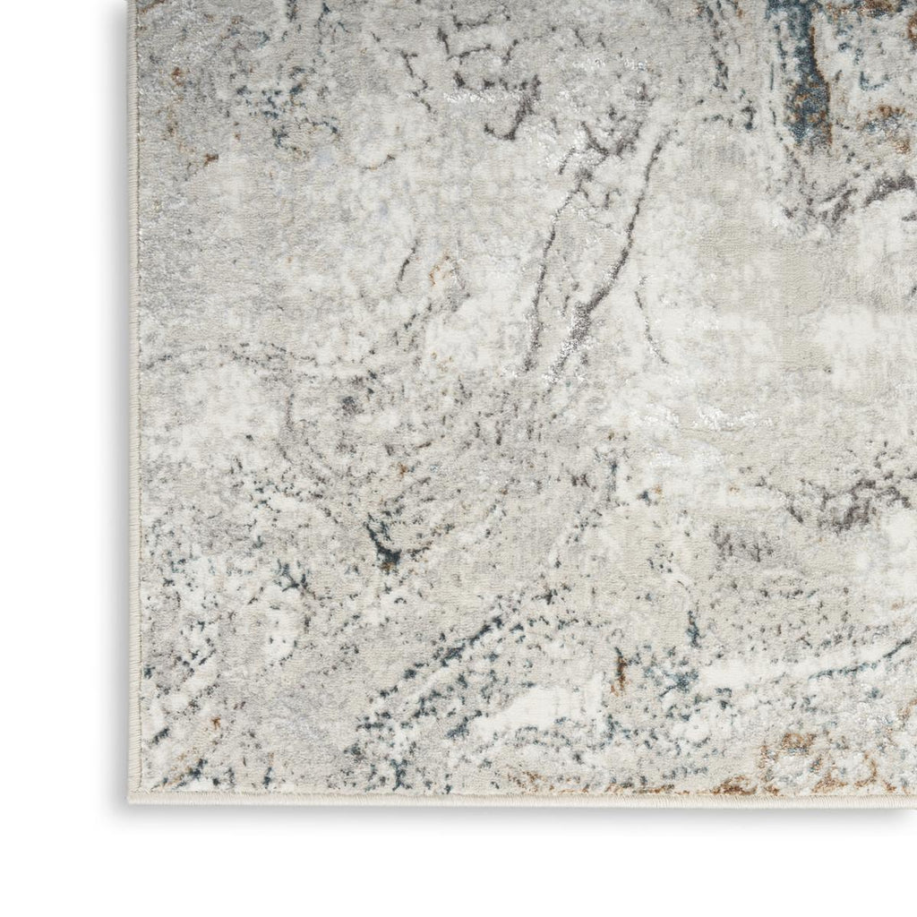 Glitz Marble Grey Multicolour Rug