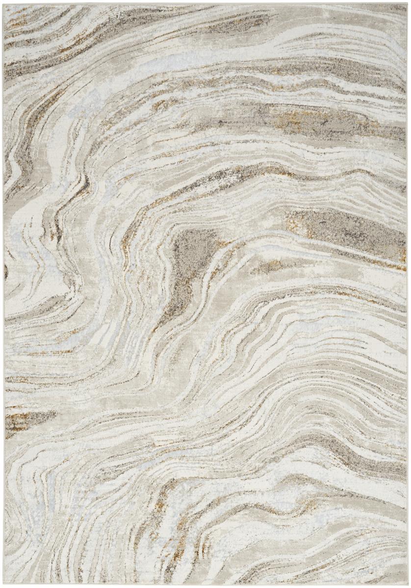 Glitz Onyx Grey Gold Rug