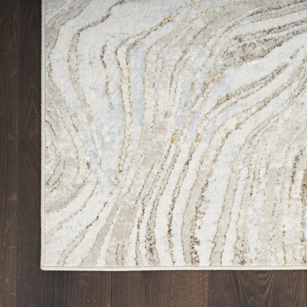 Glitz Onyx Grey Gold Rug