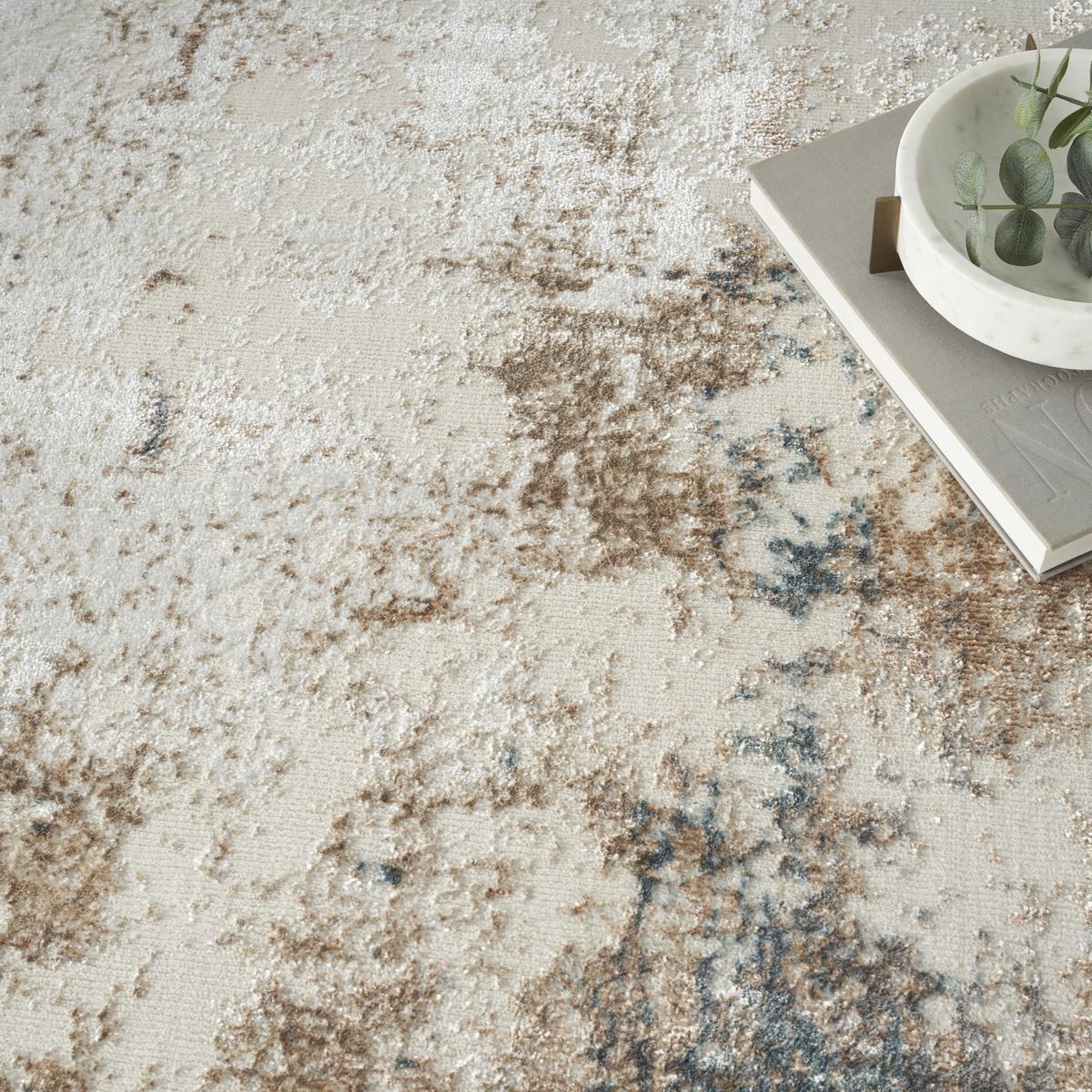 Glitz Patina Taupe Multicolour Rug