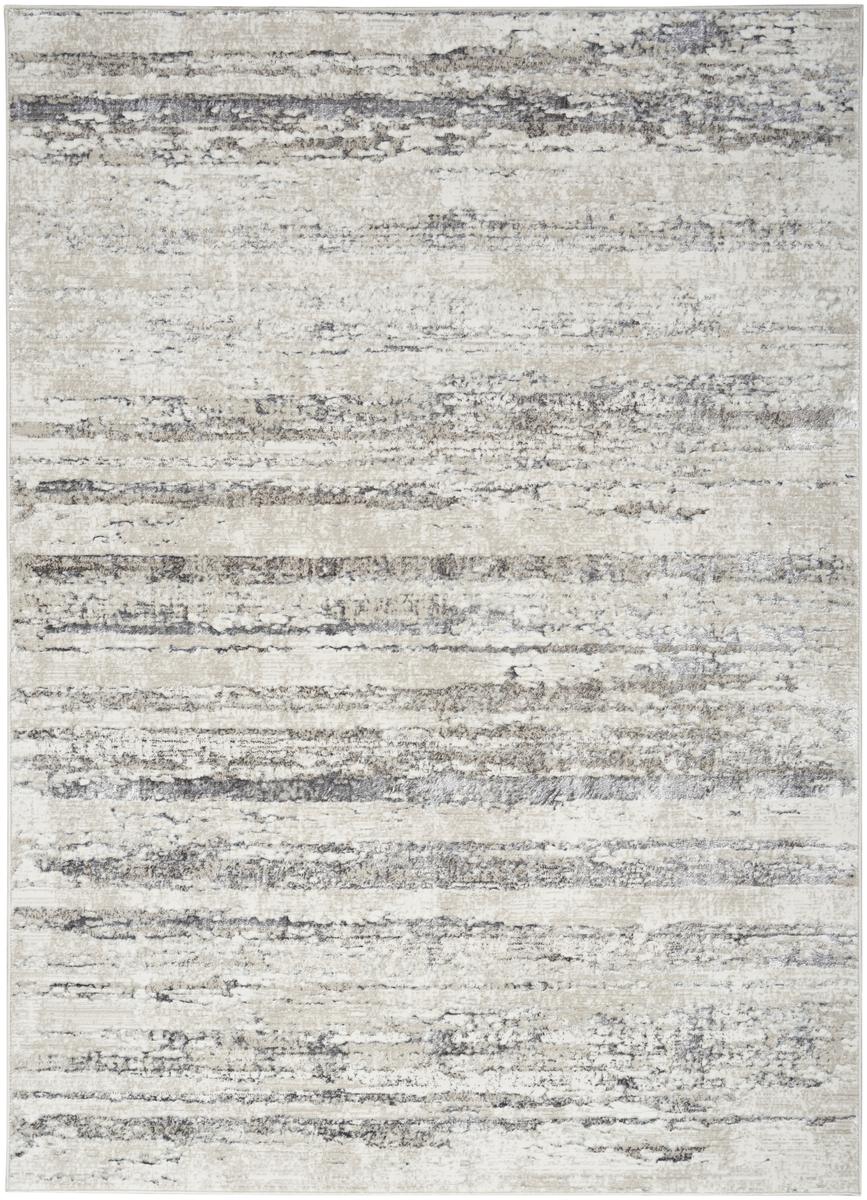 Glitz Stripe Cream Grey Rug