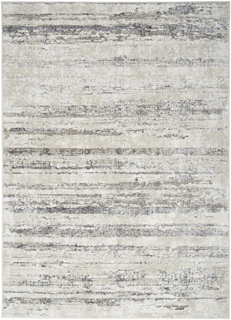 Glitz Stripe Cream Grey Rug