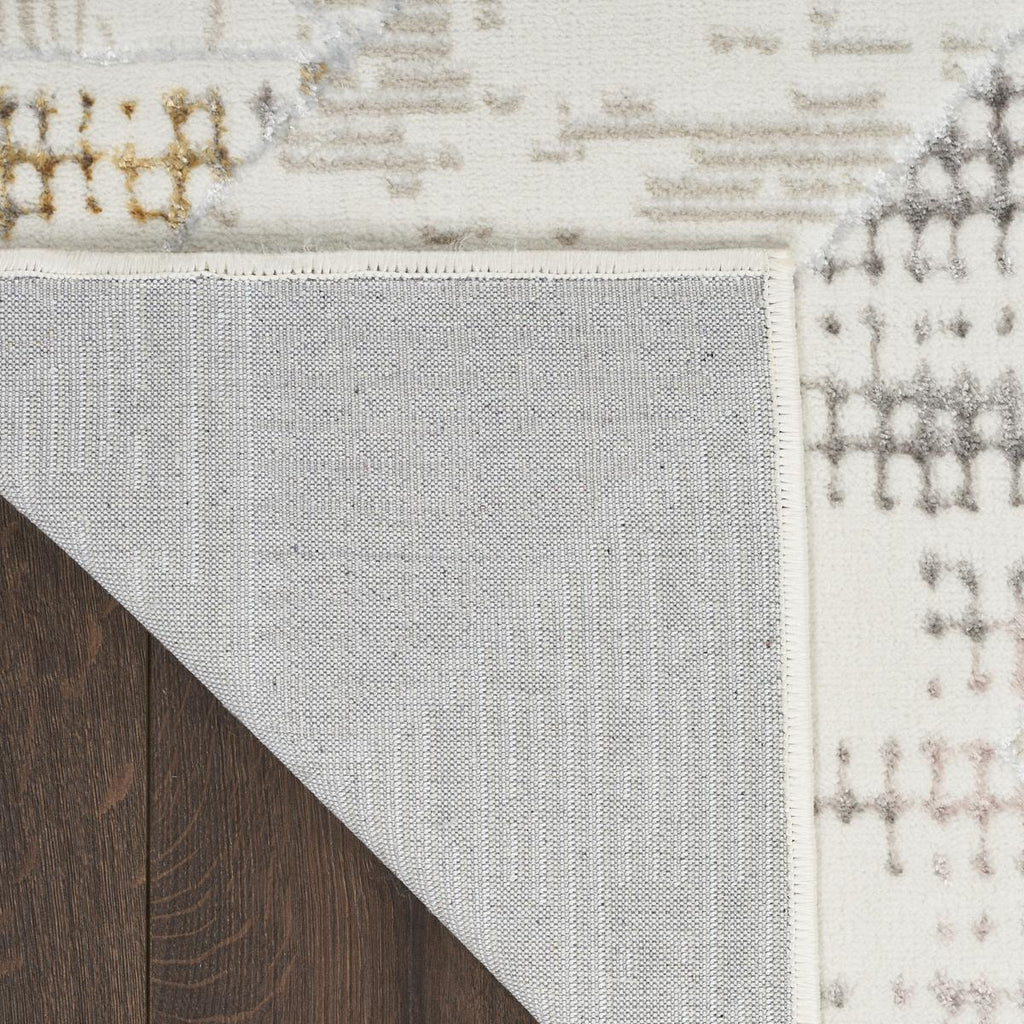 Glitz Tile Ivory Multicolour Rug