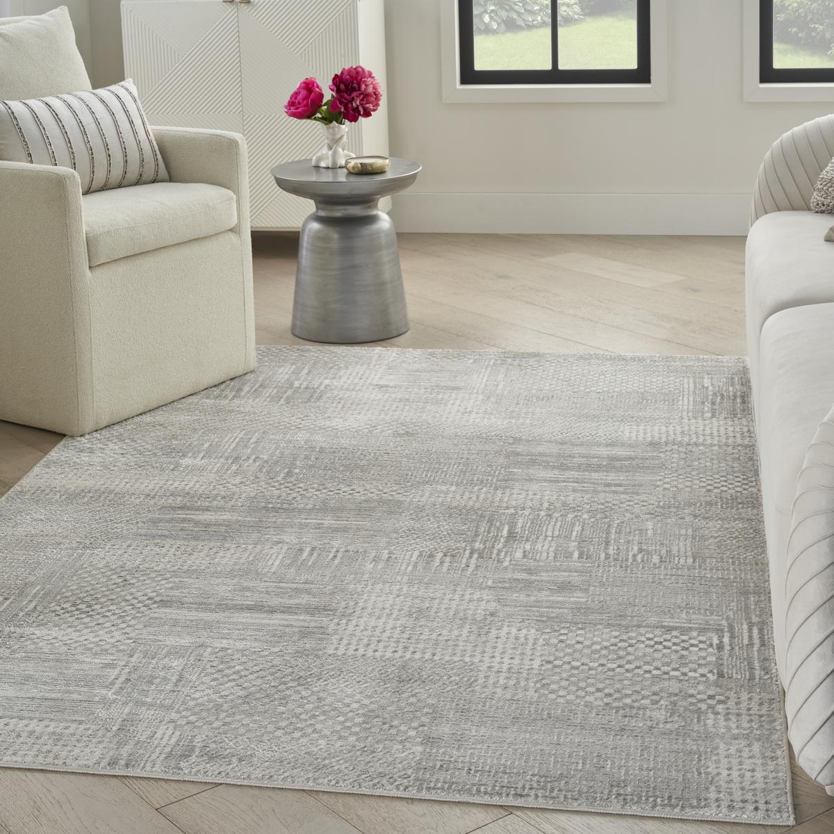 Glitz Weave Silver Grey Rug