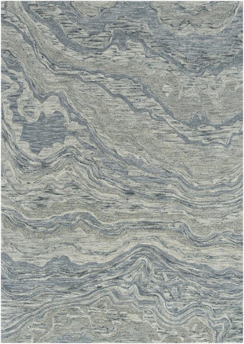 Graceful Blue Rug