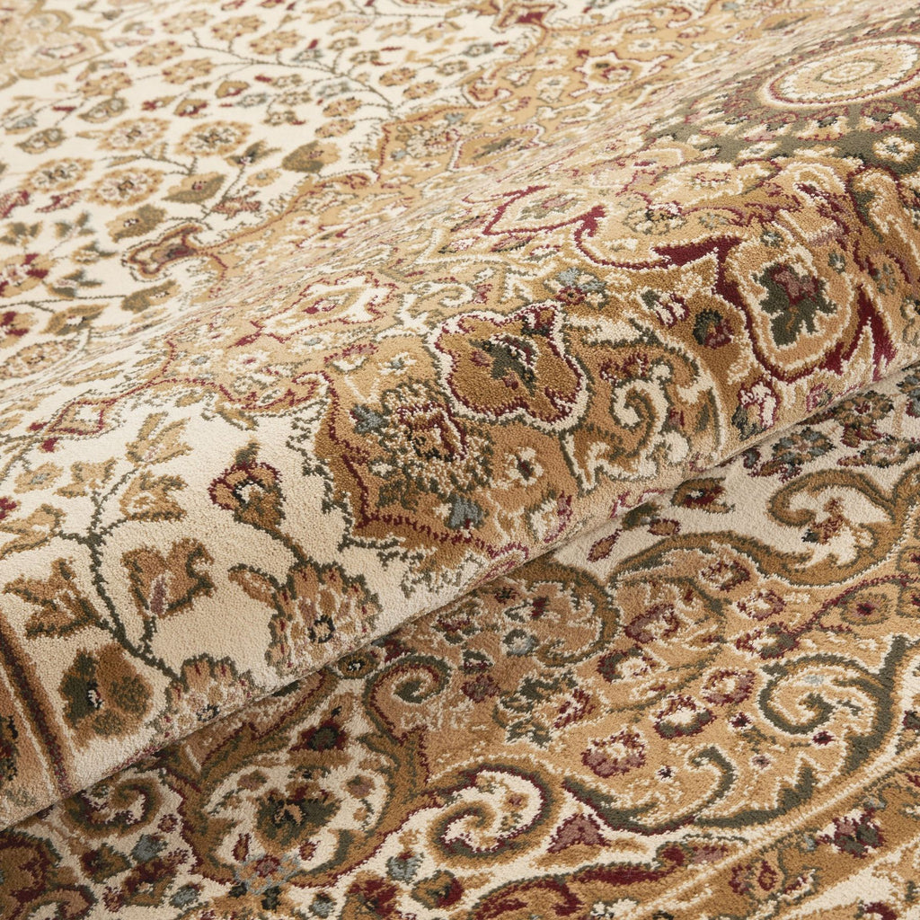 Grand Heritage Medallion Cream Beige Rug