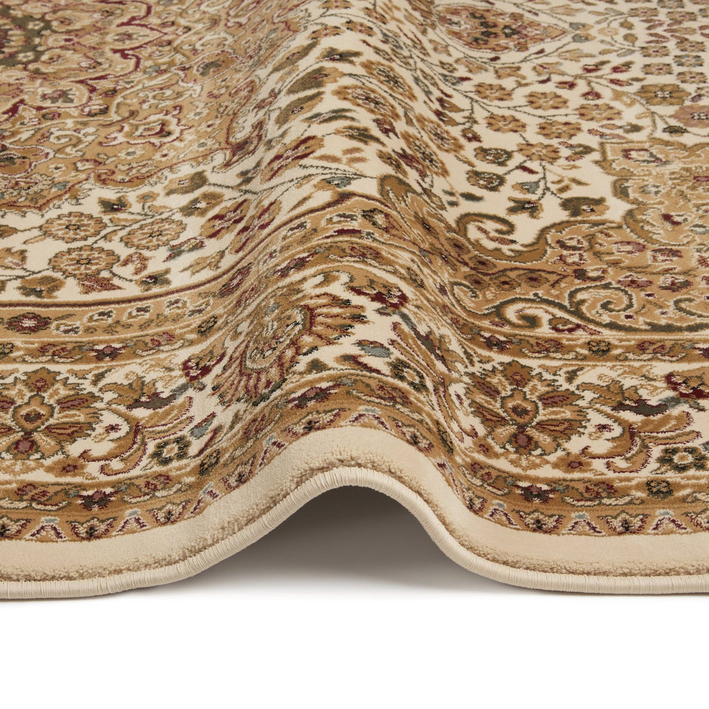 Grand Heritage Medallion Cream Beige Rug