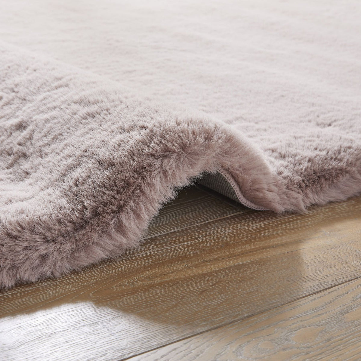 Heavenly Blush Faux Fur Rug