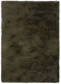 Heavenly Emerald Faux Fur Rug