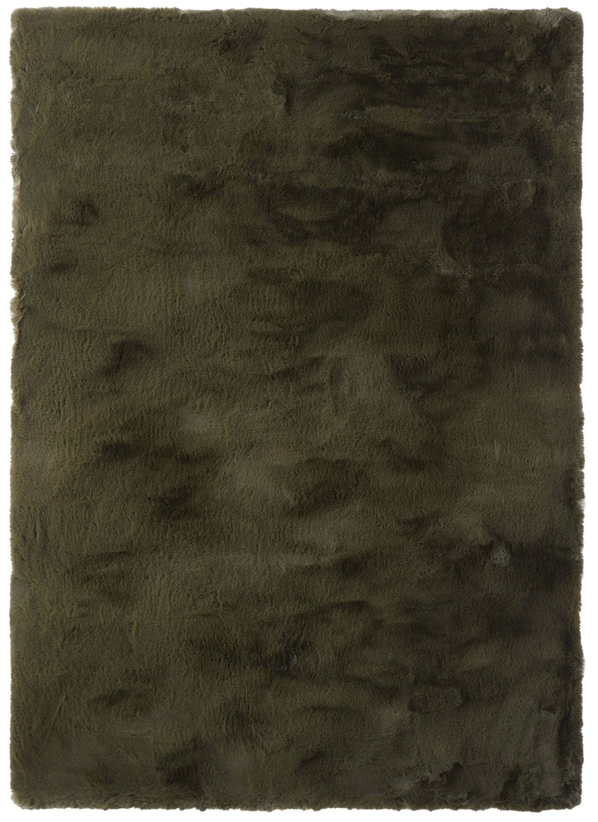 Heavenly Emerald Faux Fur Rug