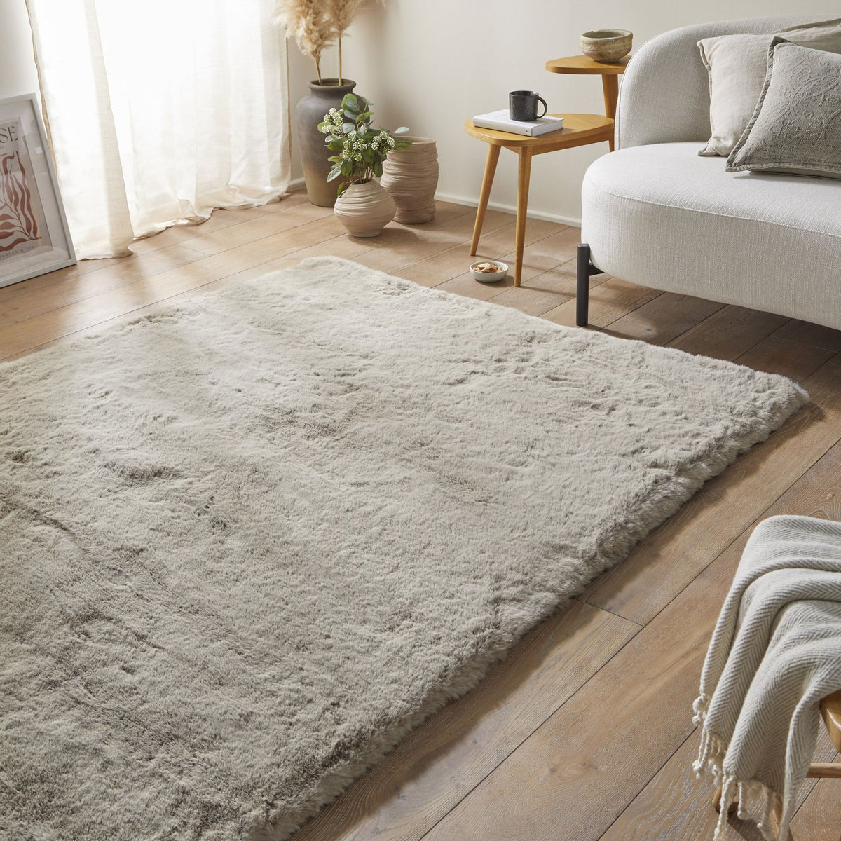 Heavenly Mink Faux Fur Rug