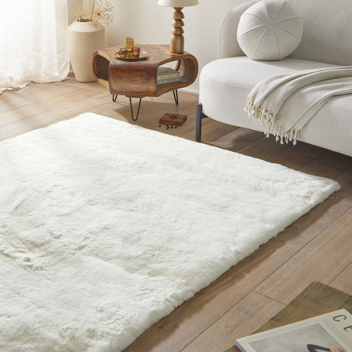 Heavenly Polar Faux Fur Rug