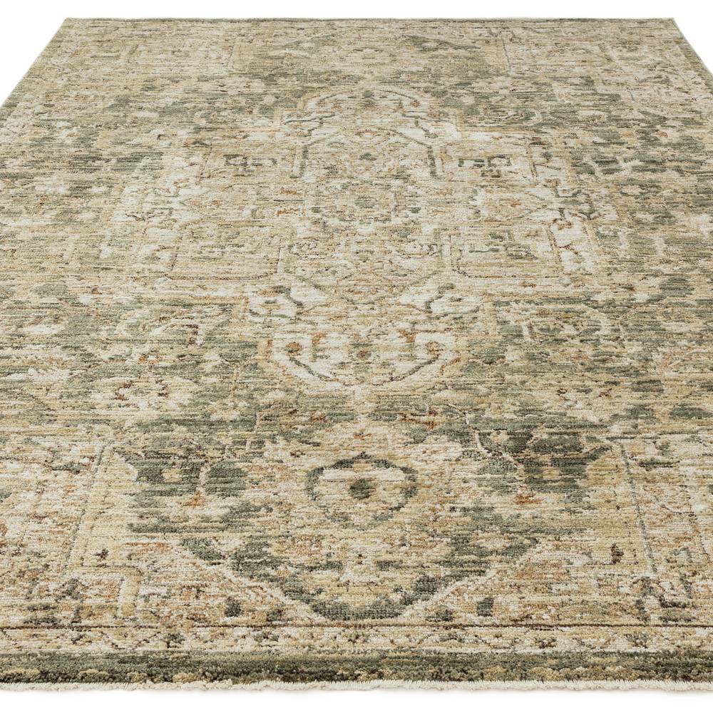 Heriz Serapi Green Rug