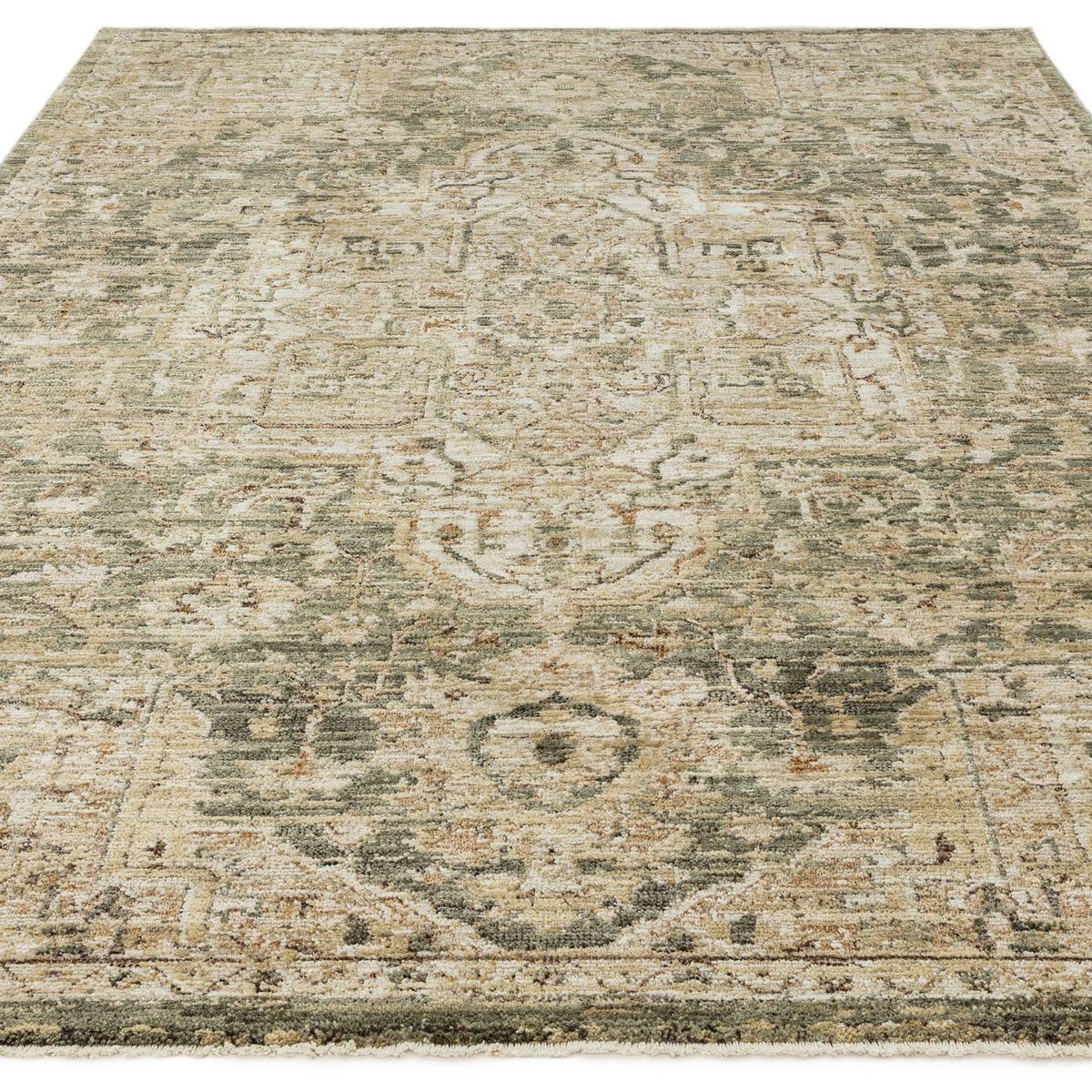 Heriz Serapi Green Rug