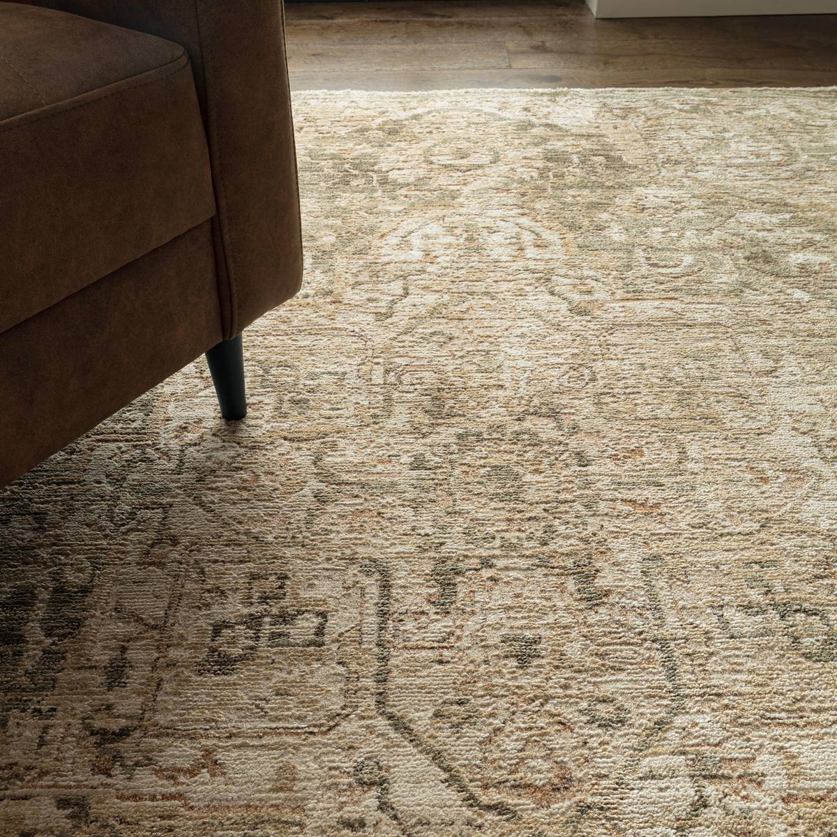 Heriz Serapi Green Rug