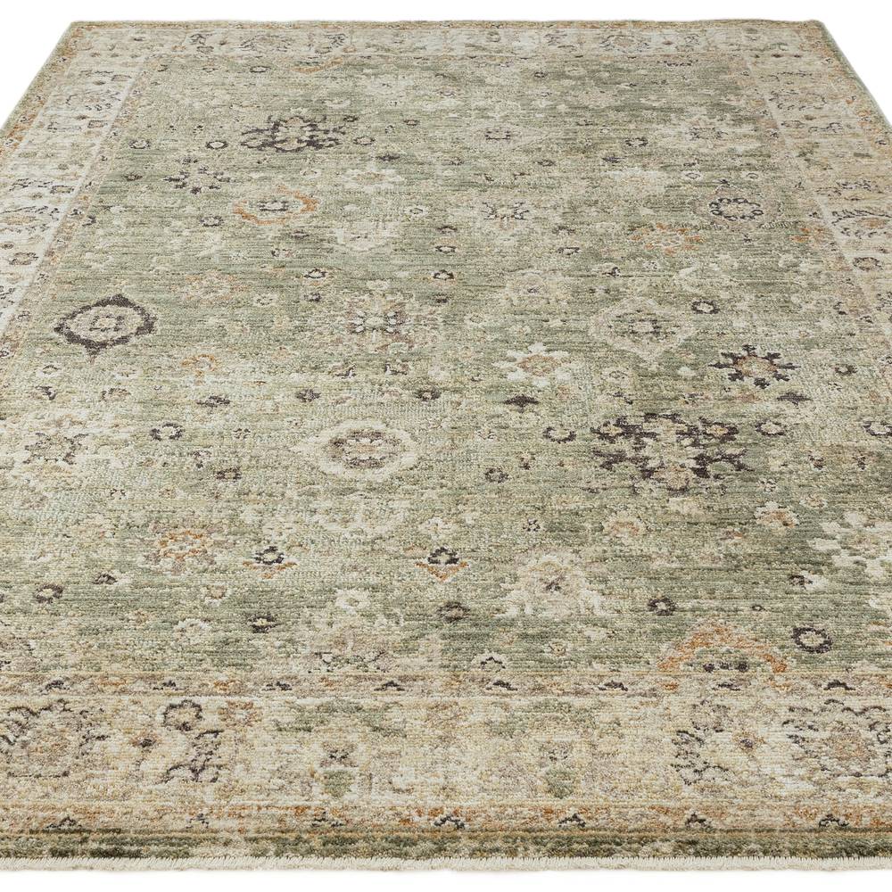 Heriz Ornate Green Rug