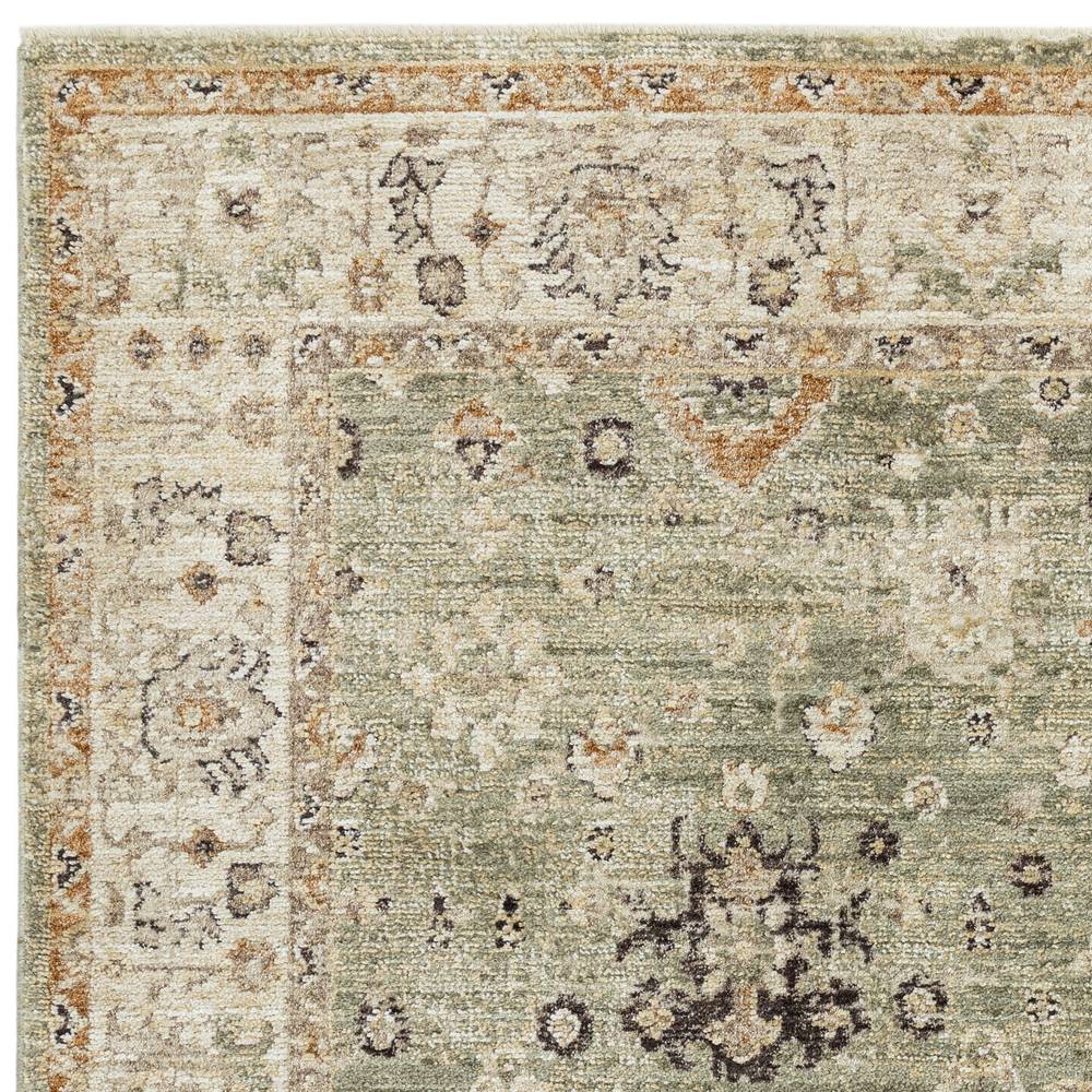 Heriz Ornate Green Rug