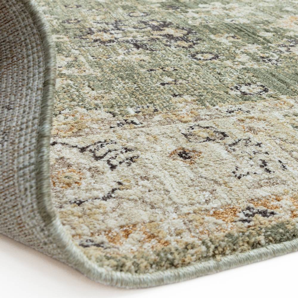 Heriz Ornate Green Rug
