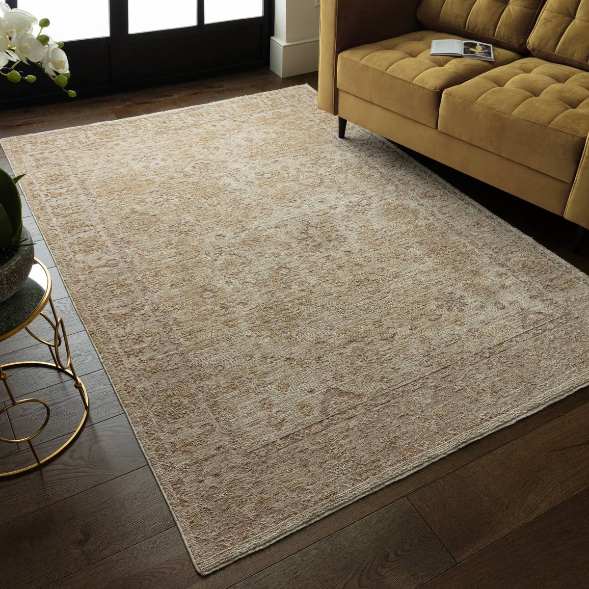 Heriz Ornate Beige Rug