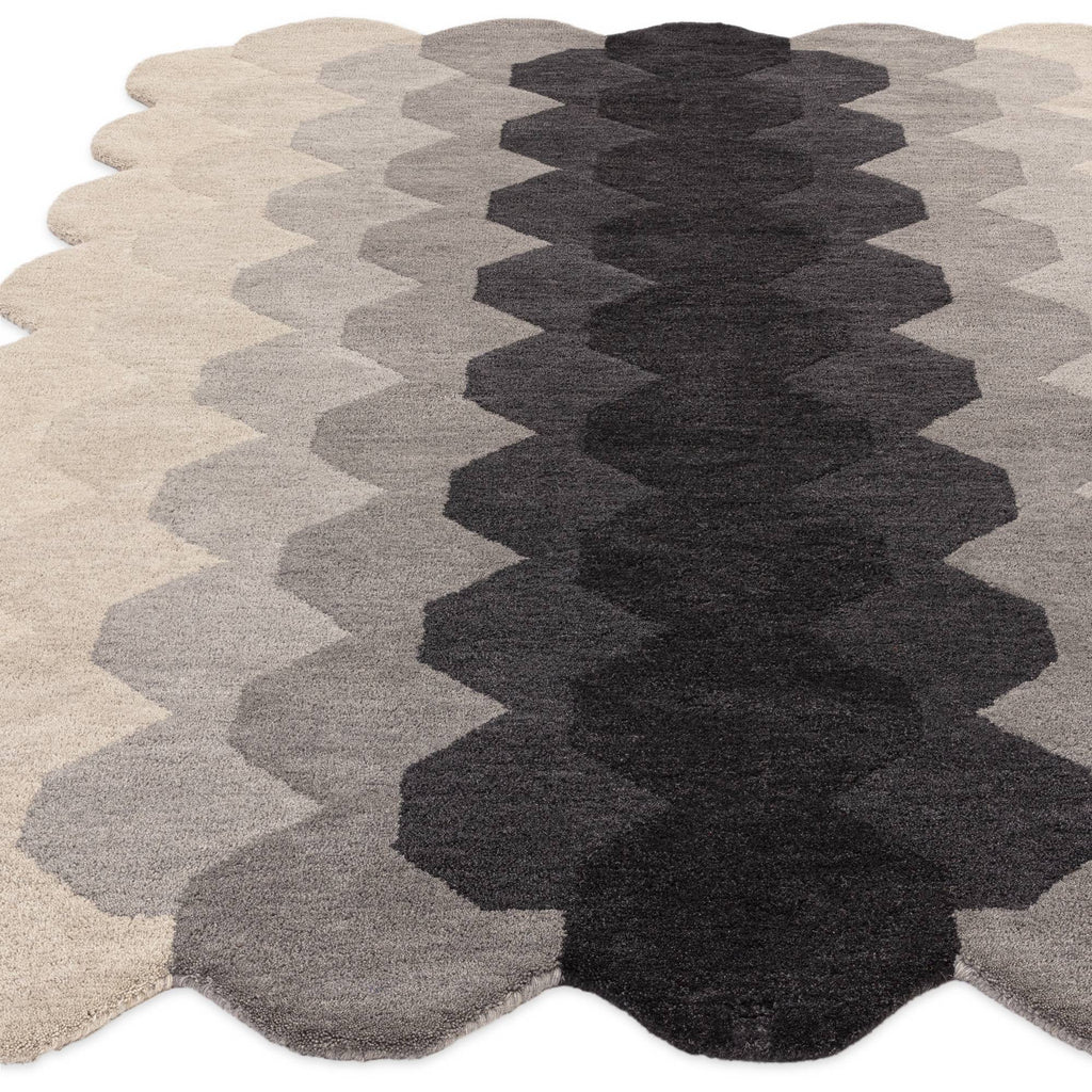 Hive Charcoal Rug