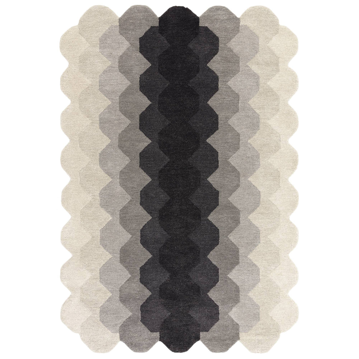 Hive Charcoal Rug