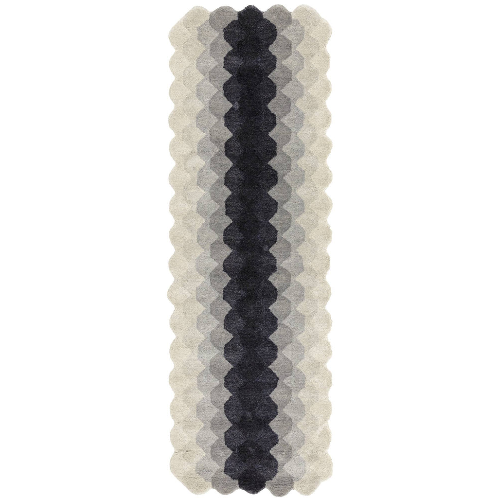Hive Charcoal Rug