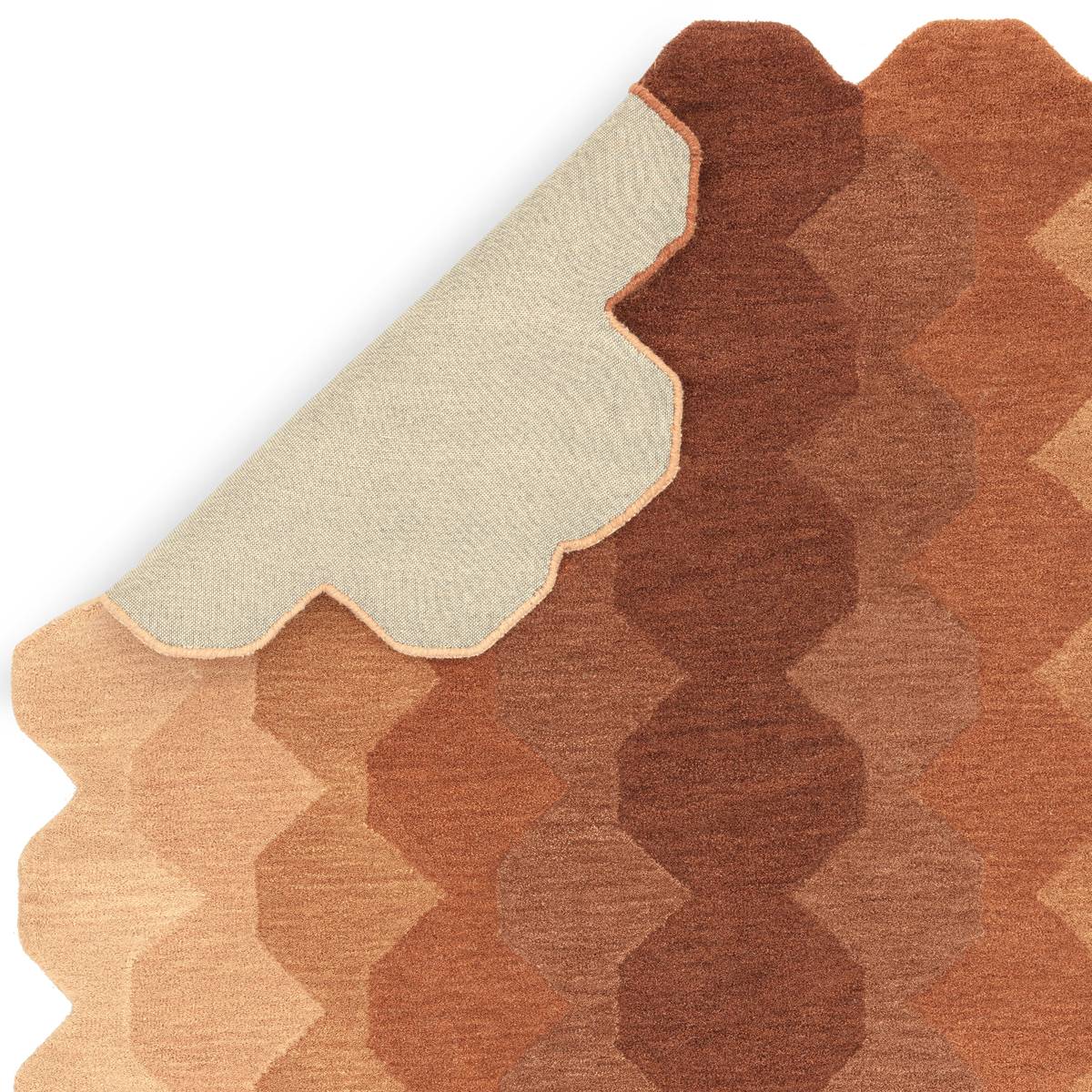 Hive Rust Rug