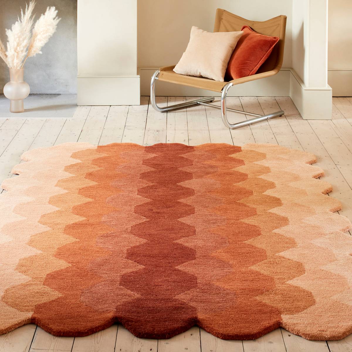 Hive Rust Rug