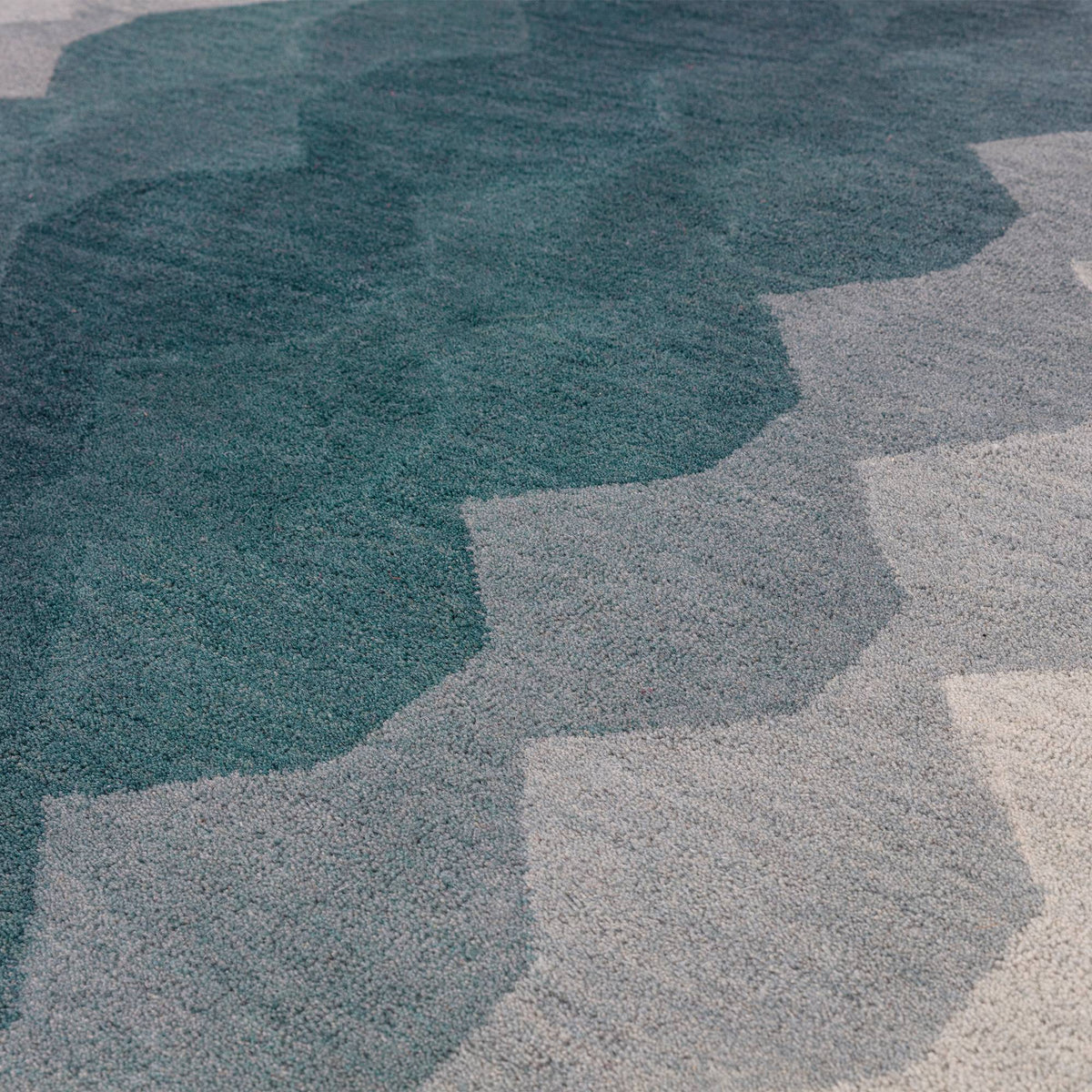 Hive Teal Rug