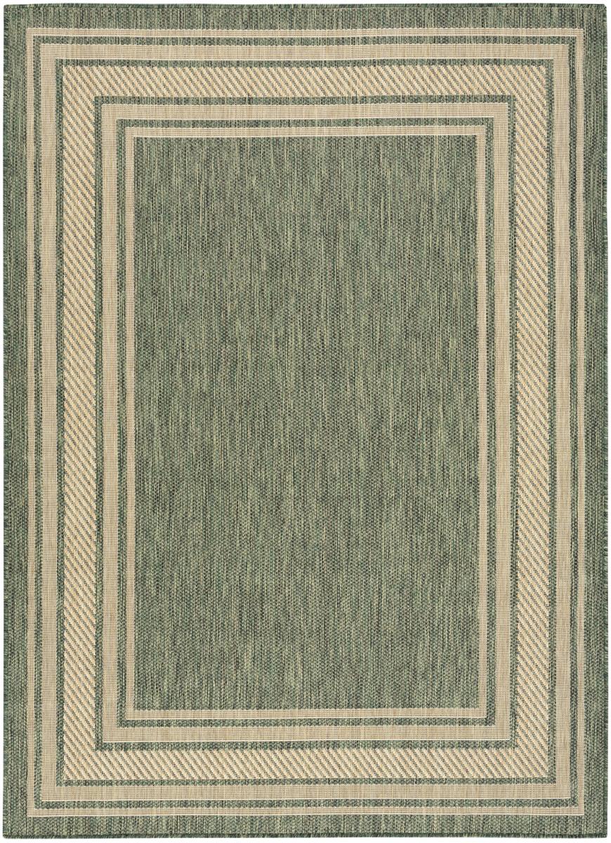 Horizon Border Green Rug