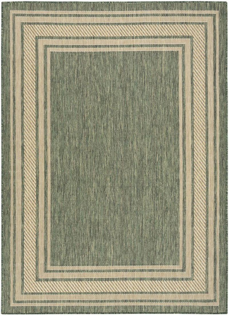 Horizon Border Green Rug
