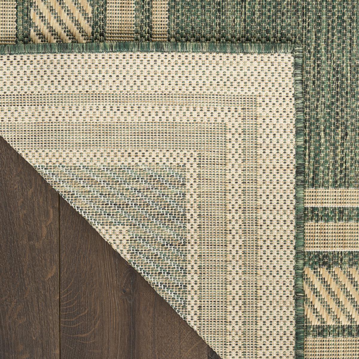 Horizon Border Green Rug