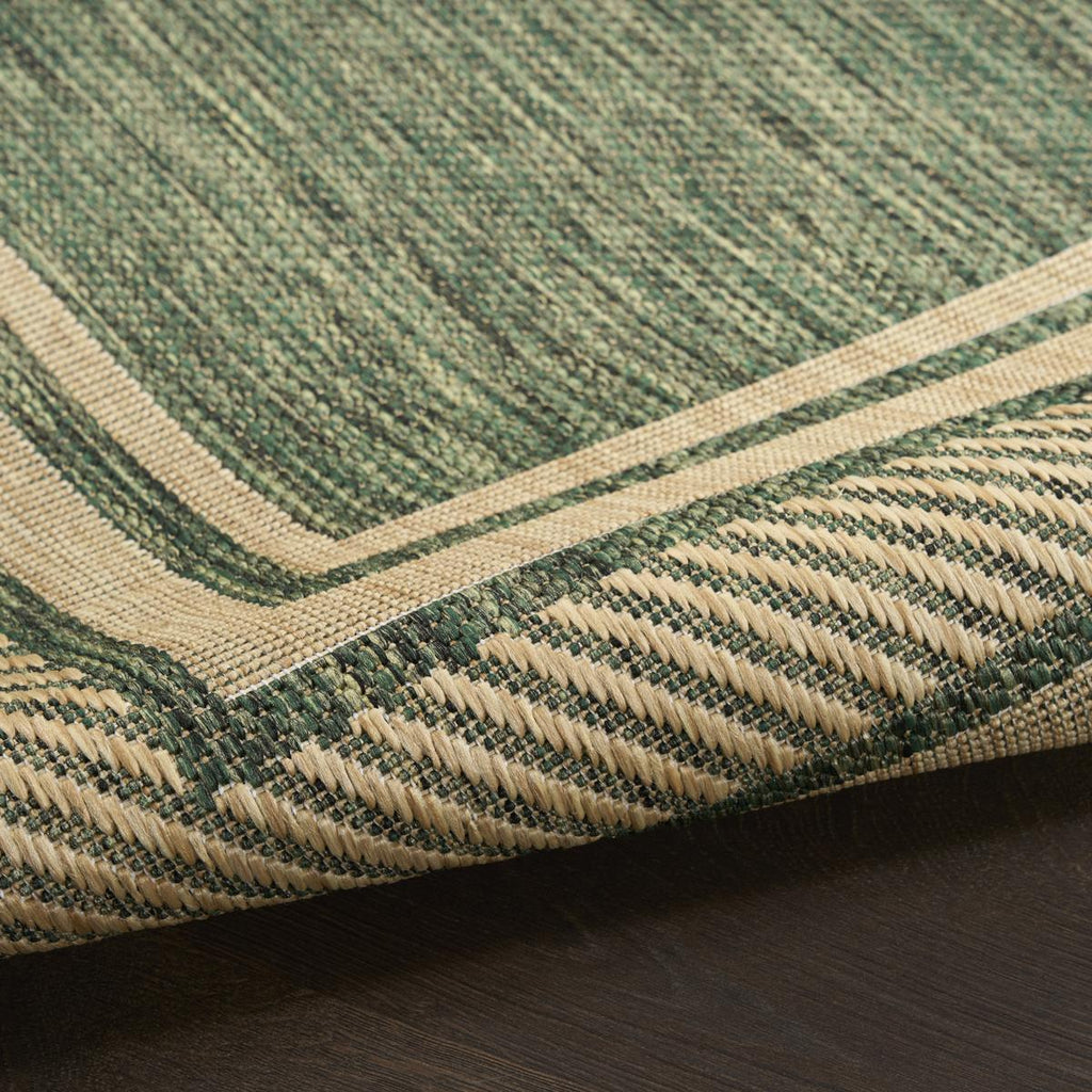 Horizon Border Green Rug