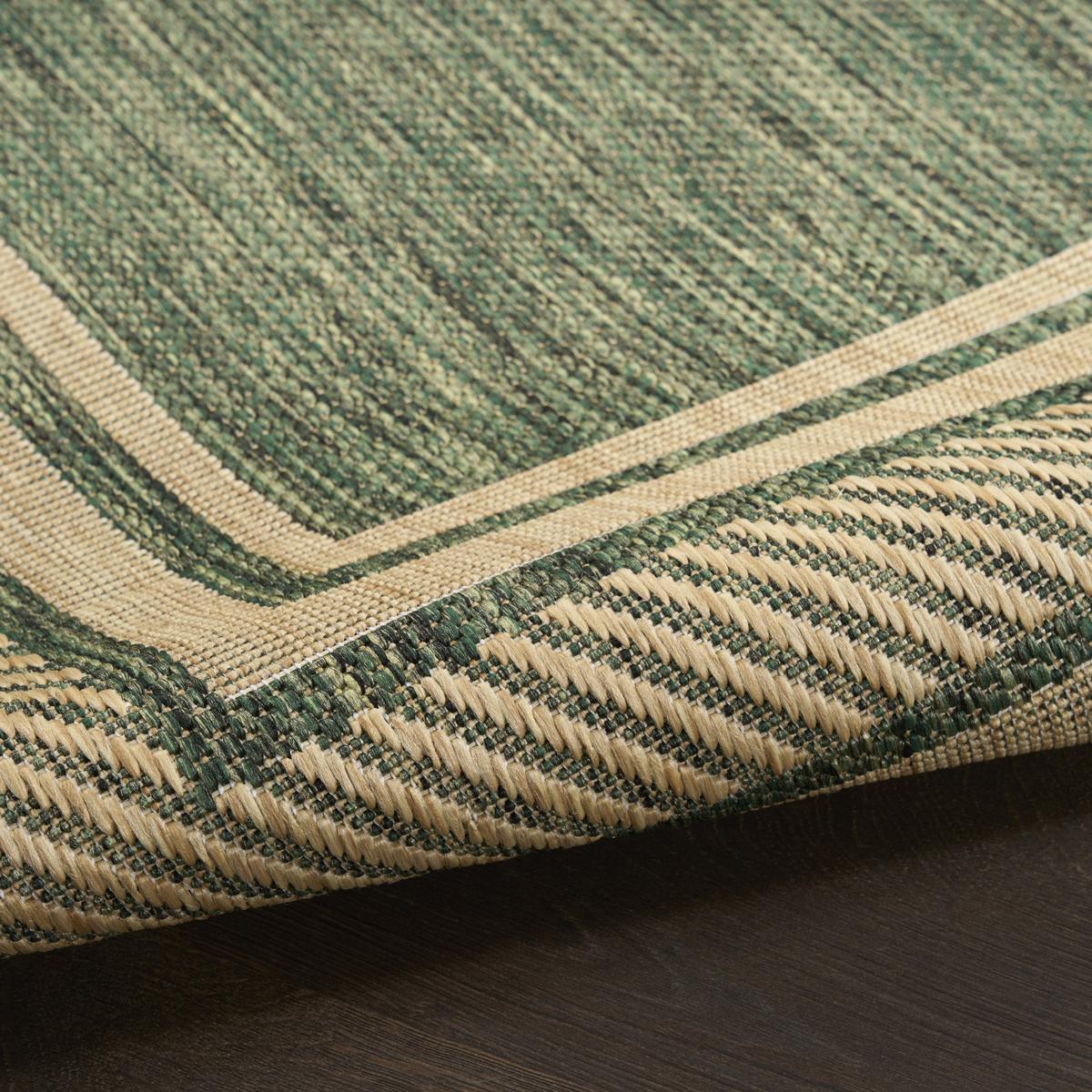 Horizon Border Green Rug