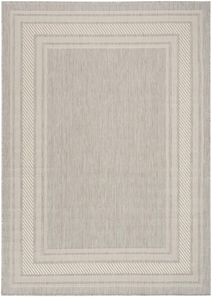 Horizon Border Grey Rug