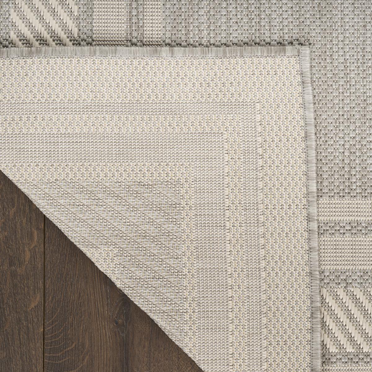 Horizon Border Grey Rug