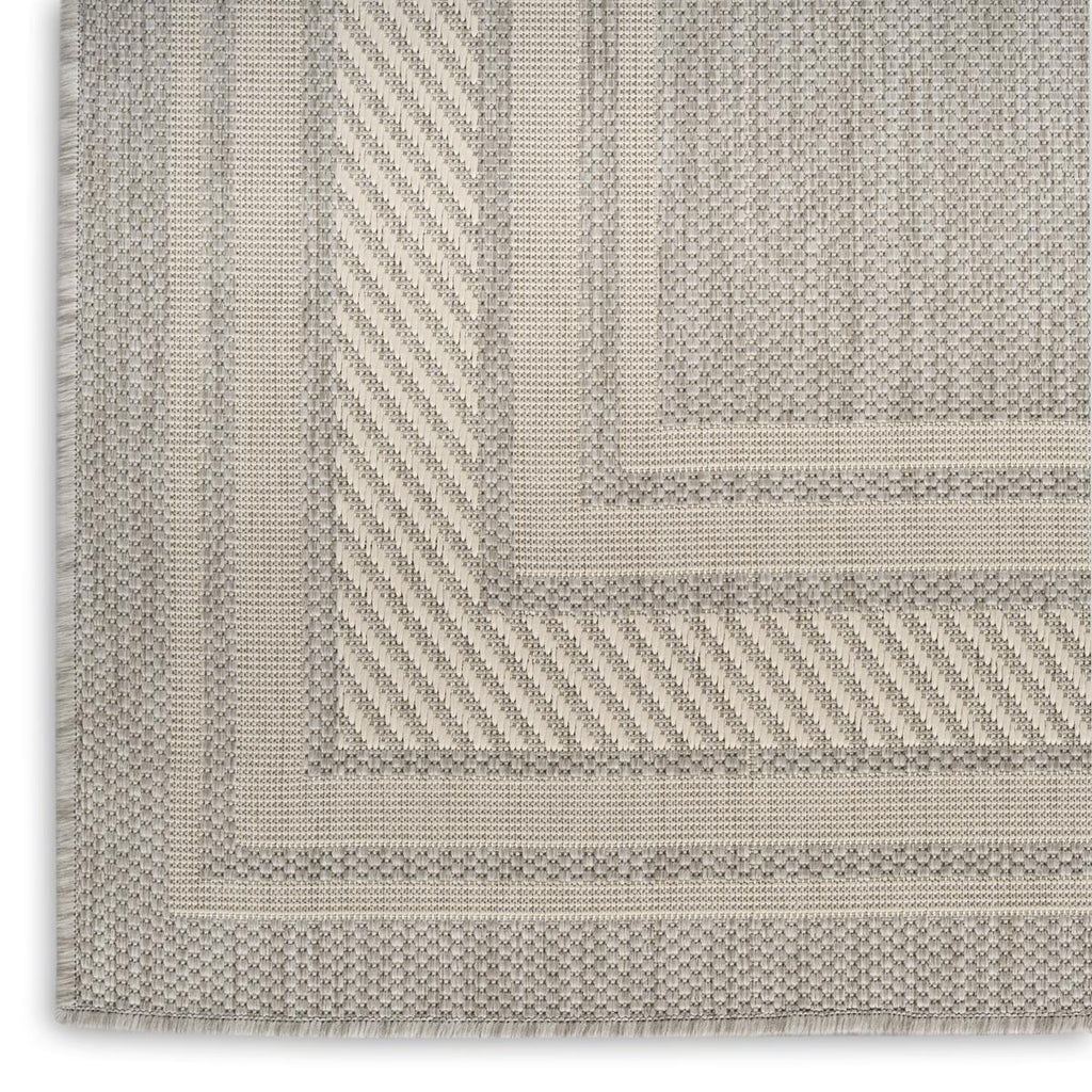 Horizon Border Grey Rug
