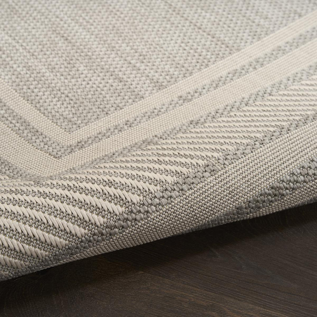 Horizon Border Grey Rug