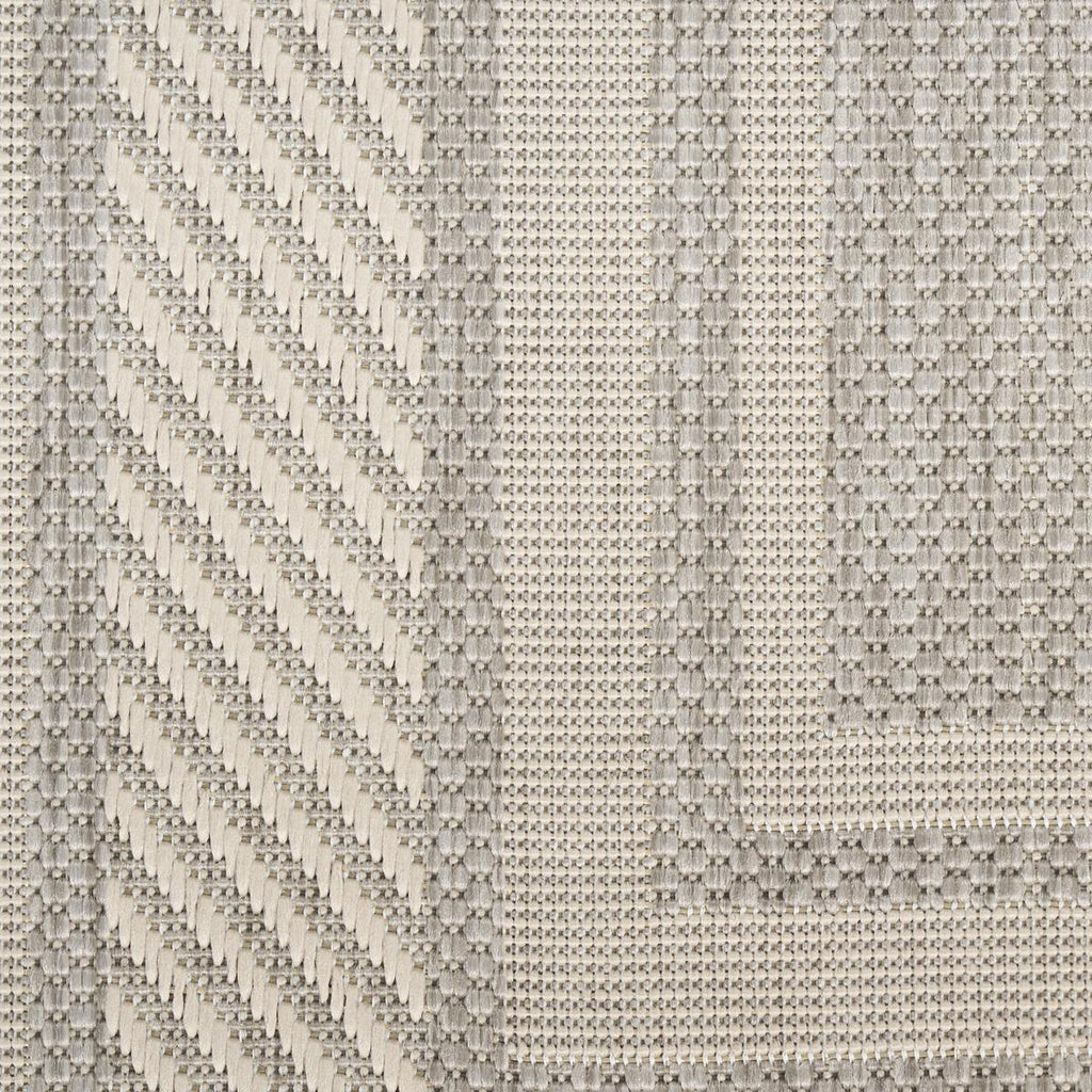 Horizon Border Grey Rug